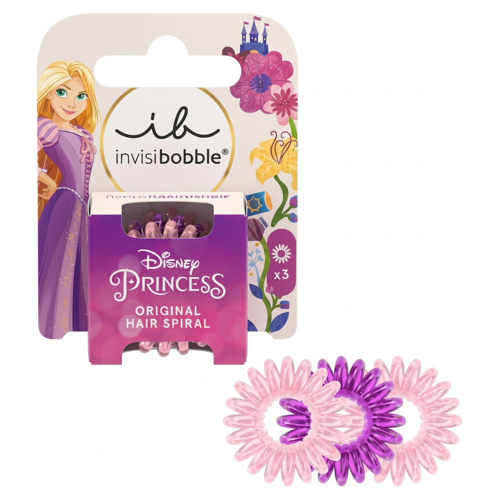 Invisibobble Kids Original Disney Rapunzel Strawberry 3 Pc-Hair Ties-Aladin Beauty