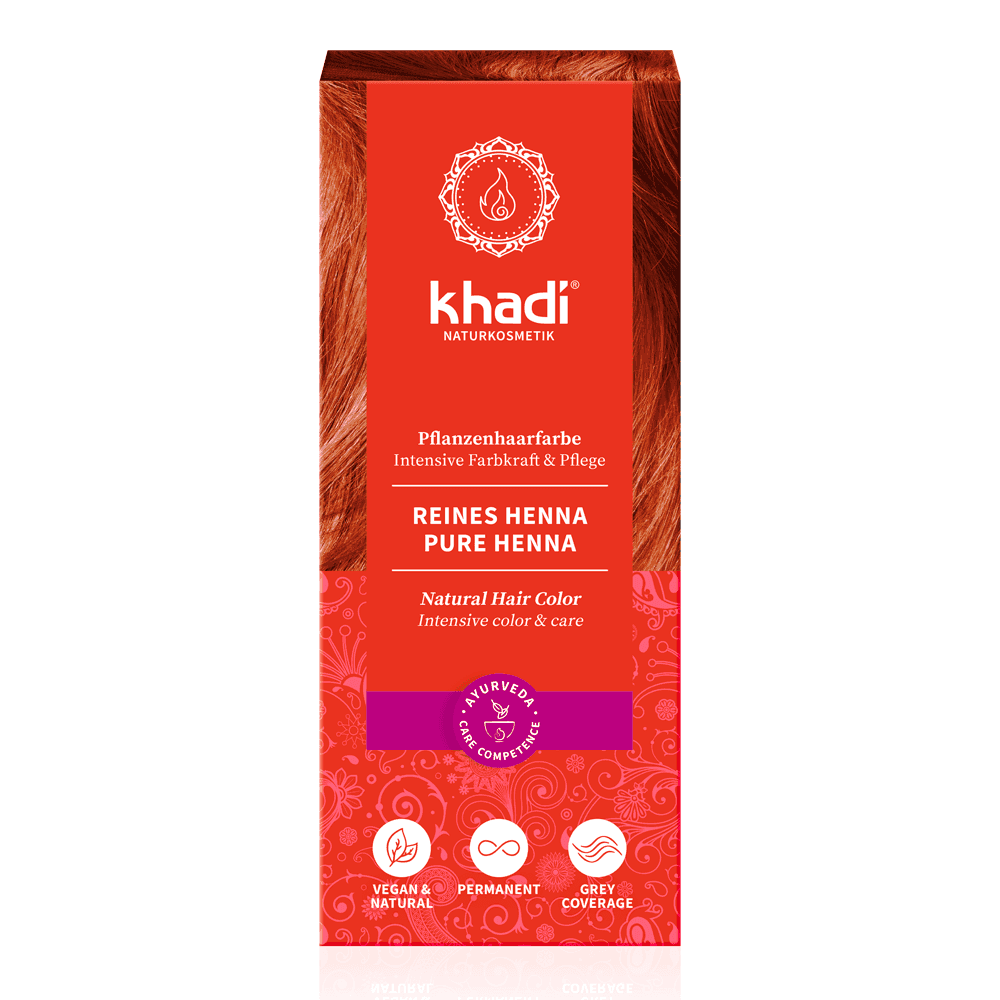 Khadi Natural Henna Dye 100g-Hair Color-Aladin Beauty