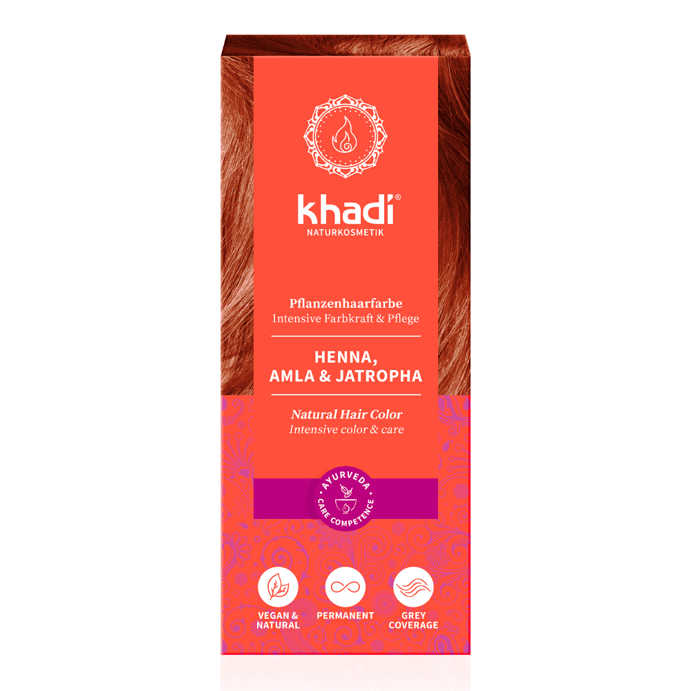 Khadi Natural Henna Dye 100g-Hair Color-Aladin Beauty