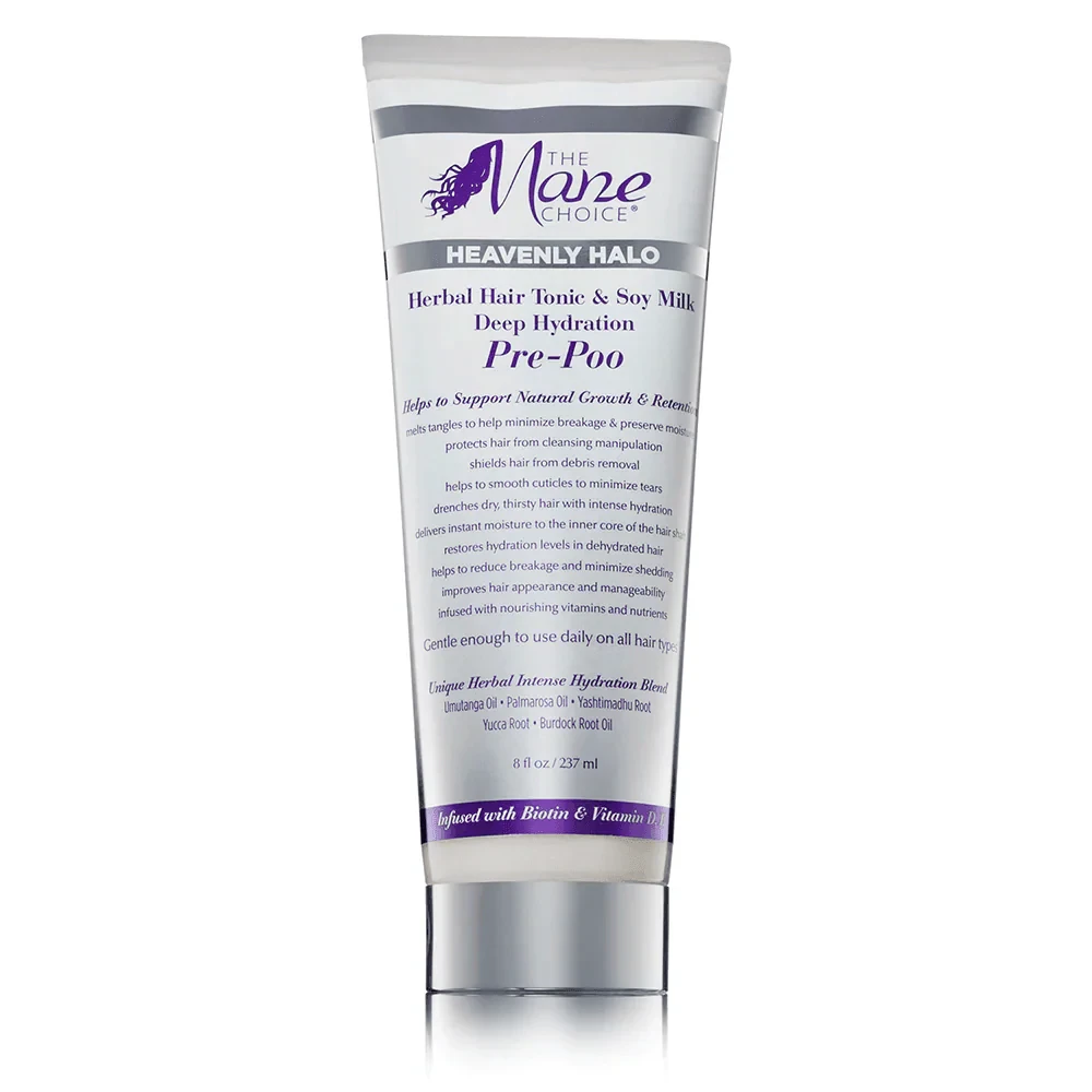 The Mane Choice Heavely Halo Herbal Hair Tonic and Soy Milk Deep Hydration Pre-Poo 300ml - Aladin Beauty
