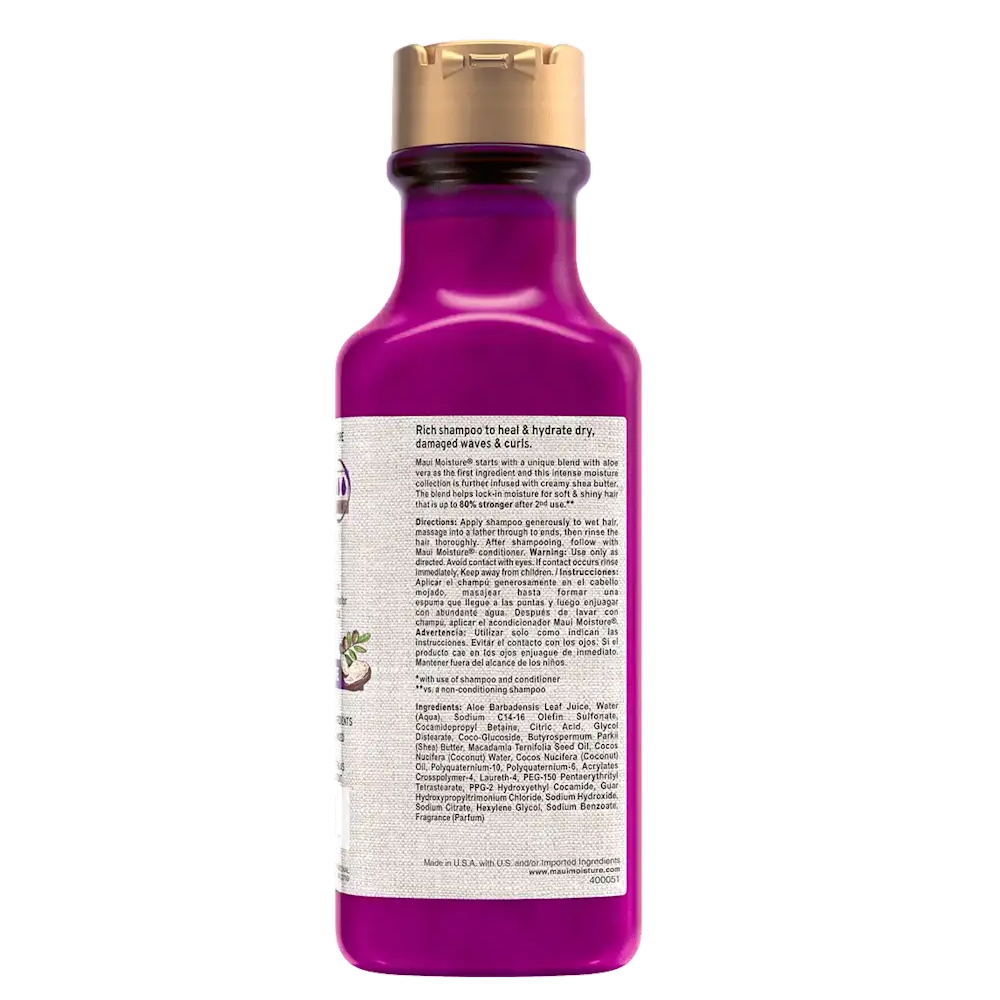 Maui Moisture Heal & Hydrate Shea Butte Shampoo 13oz-All-Aladin Beauty