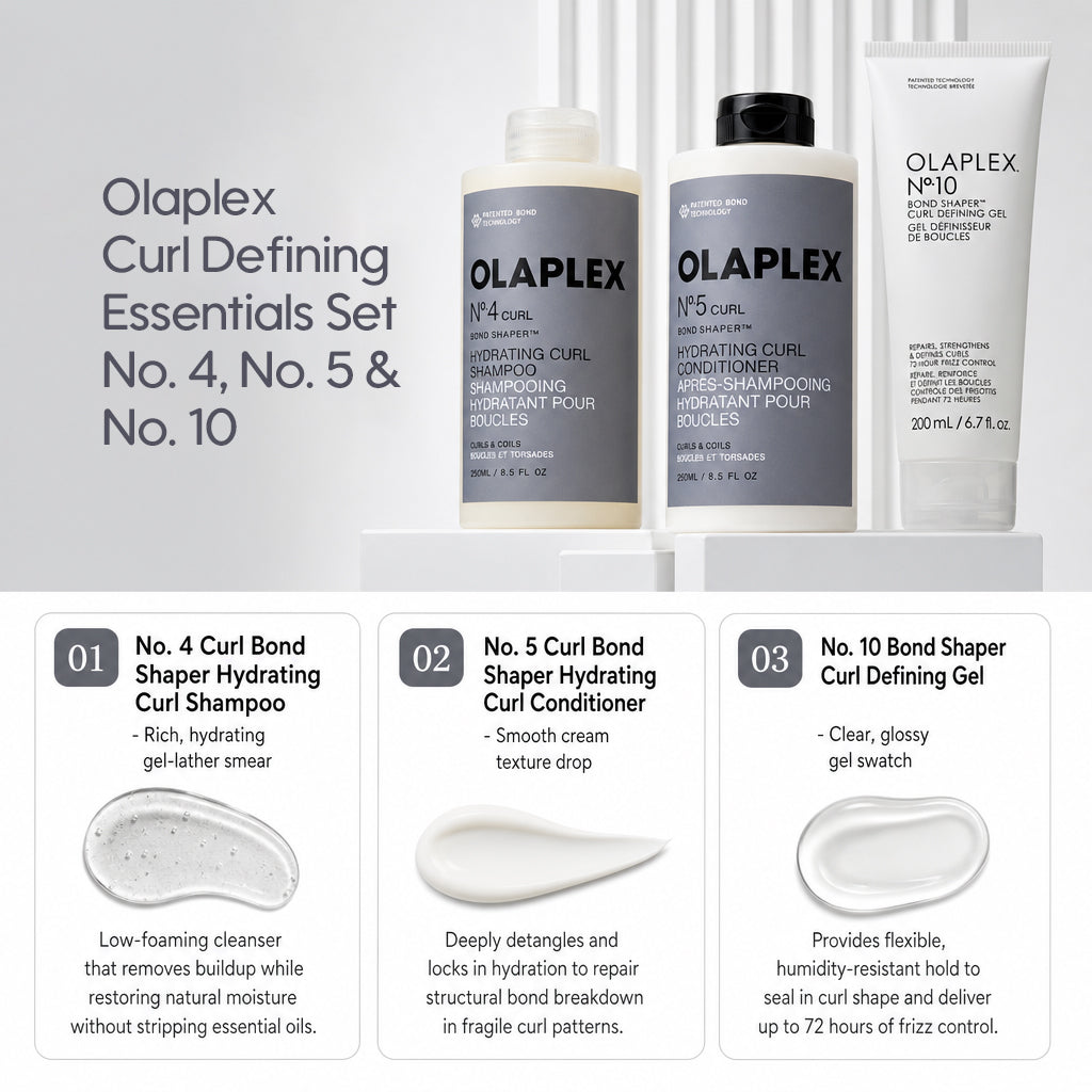 Olaplex Curl Defining Essentials Set No. 4, No. 5 & No. 10