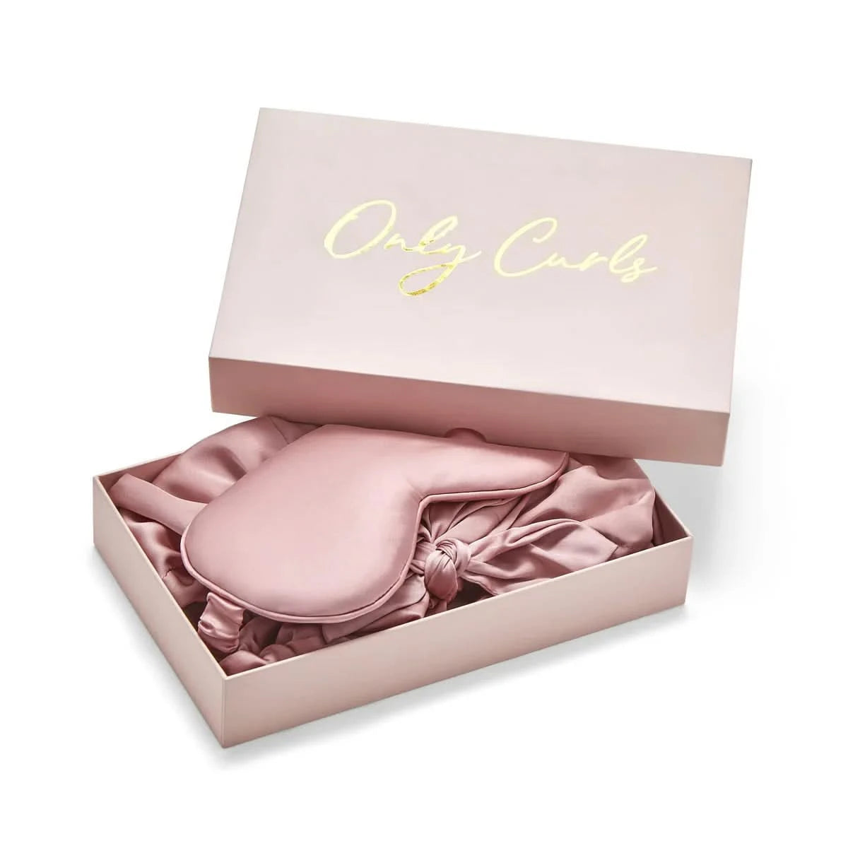 Only Curls Satina Lined Hair Turban & Sleep Mask Set - Aladin Beauty