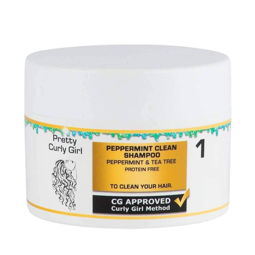 Pretty Curly Girl Peppermint Clean Shampoo-Low Poo Shampoo-Aladin Beauty