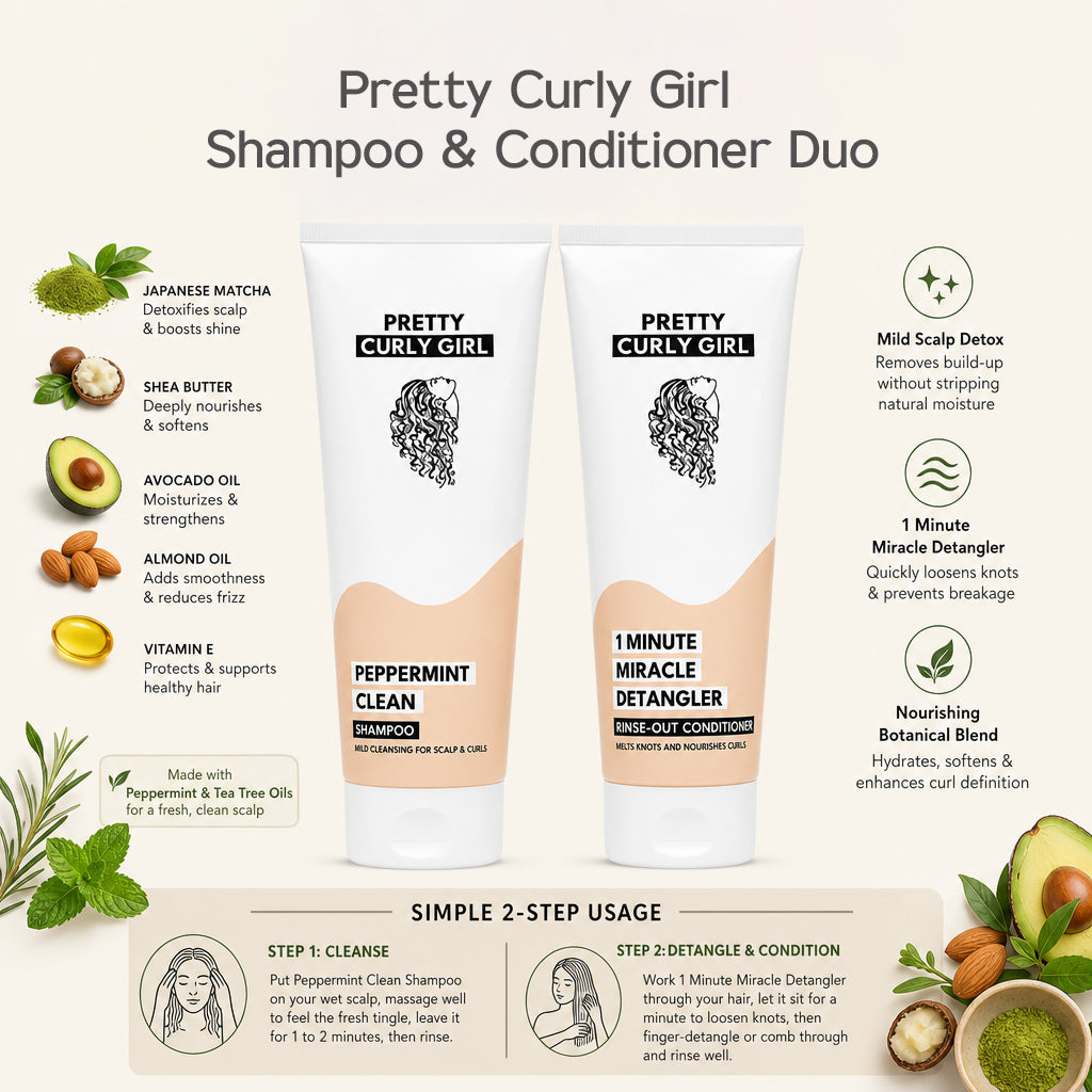 Pretty Curly Girl Shampoo & Conditioner Duo