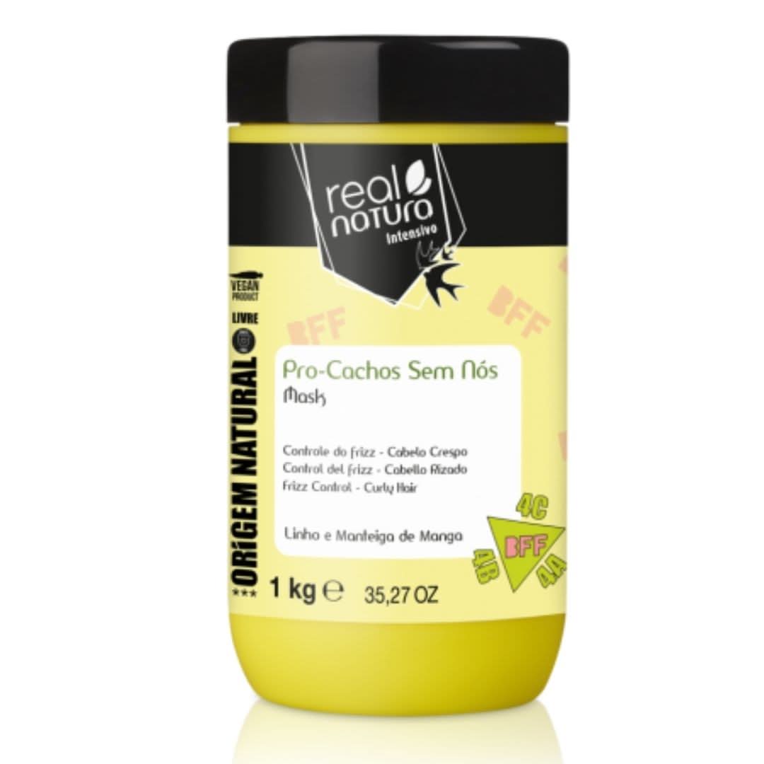 Real Natura Pro-Knotless Curls Leave-In Cream 1kg-Styling Cream-Aladin Beauty