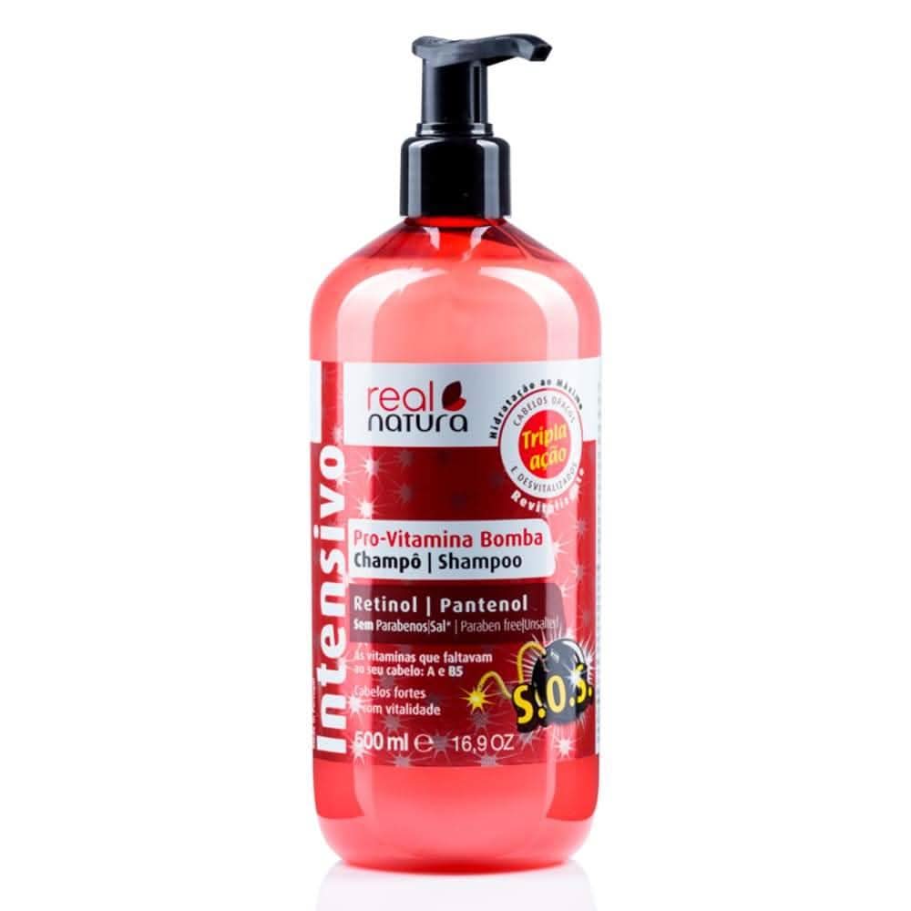 Real Natura Pro-Vitamina Bomba Shampoo 500ml