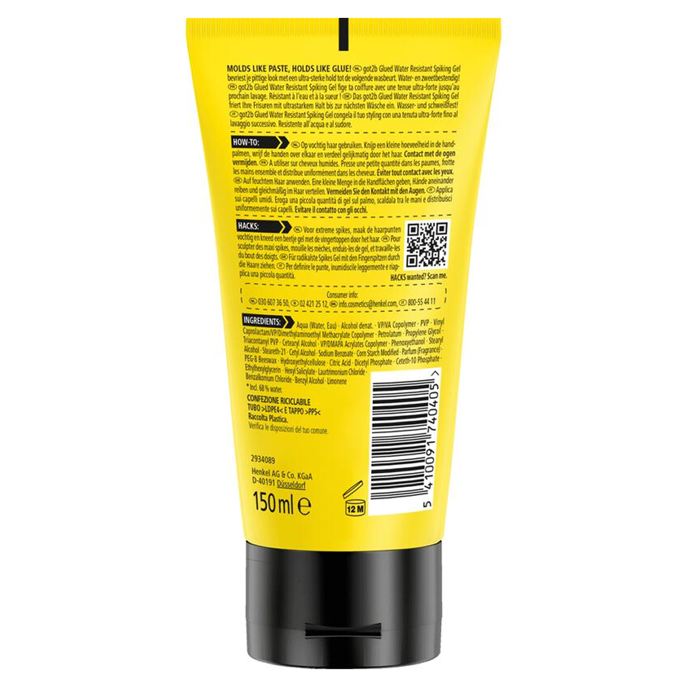 Schwarzkopf Got2b Glued Gel 150ml