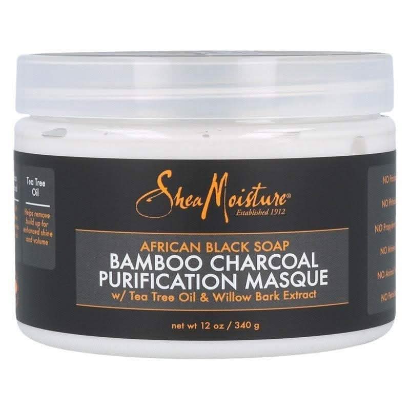 Shea Moisture African Black Soap Bamboo Charcoal Purification Mask 340g