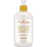 Shea Moisture Coconut Custard Make It Last Wash N´ Go Shampoo 384ml - Aladin Beauty