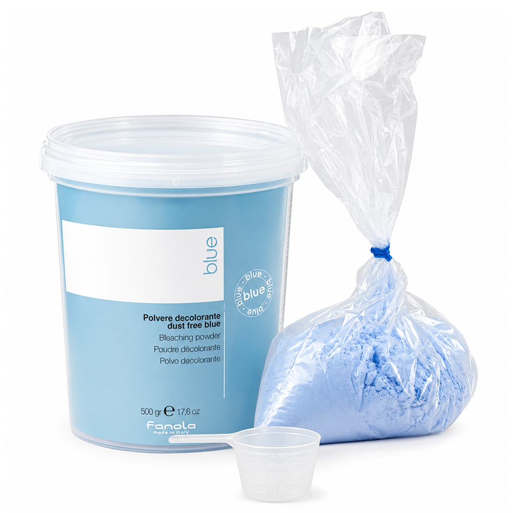 Fanola Blue Bleaching Powder Jar 500g-Bleaching Powder-Aladin Beauty