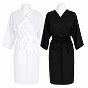 Bifull Silk Client Gown Black One Size Wrap Silk Mod