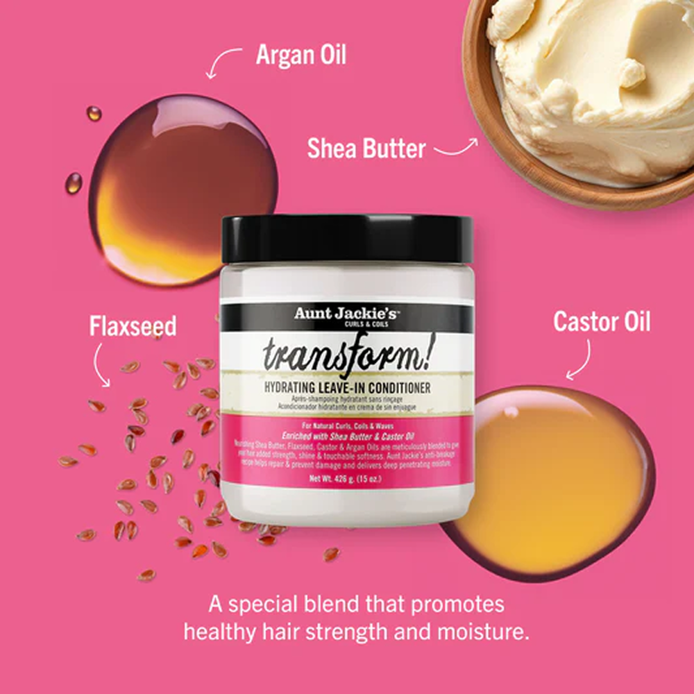 Aunt Jackie’s Transform! Hydrating Leave-In Conditioner 426g