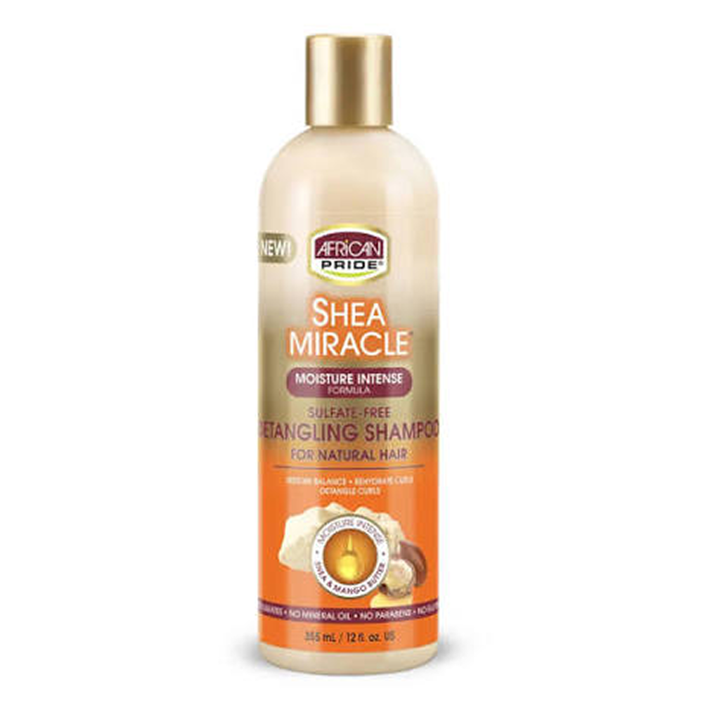 African Pride Shea Miracle Detangling Shampoo 355ml