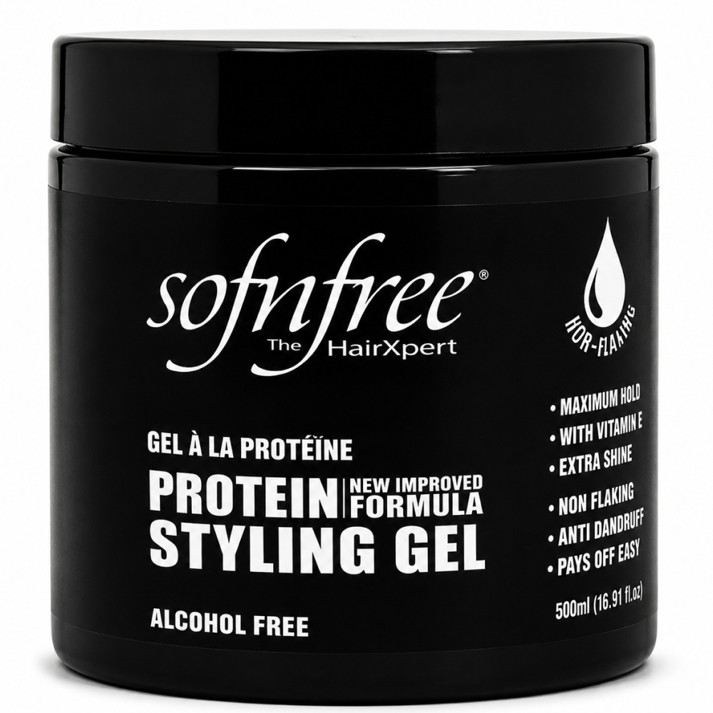 Sof n'free Styling Gel Black Protein 33.8oz-All-Aladin Beauty