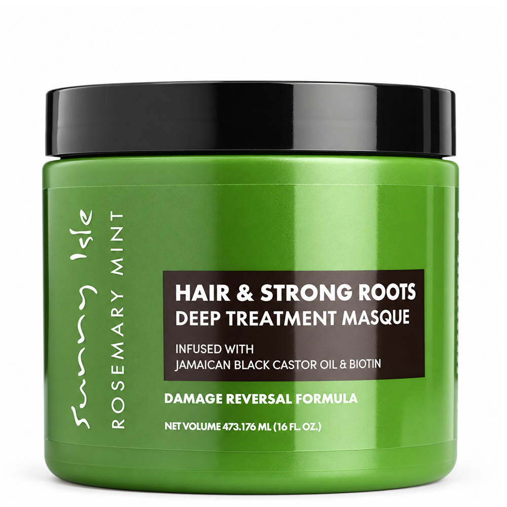 Sunny Isle Rosemary Mint Hair & Strong Roots Masque 473ml