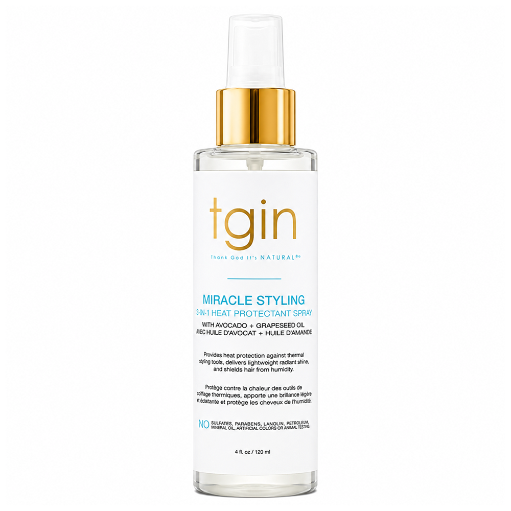 Tgin Miracle Styling 3in1 Heat Protectant Spray 4oz