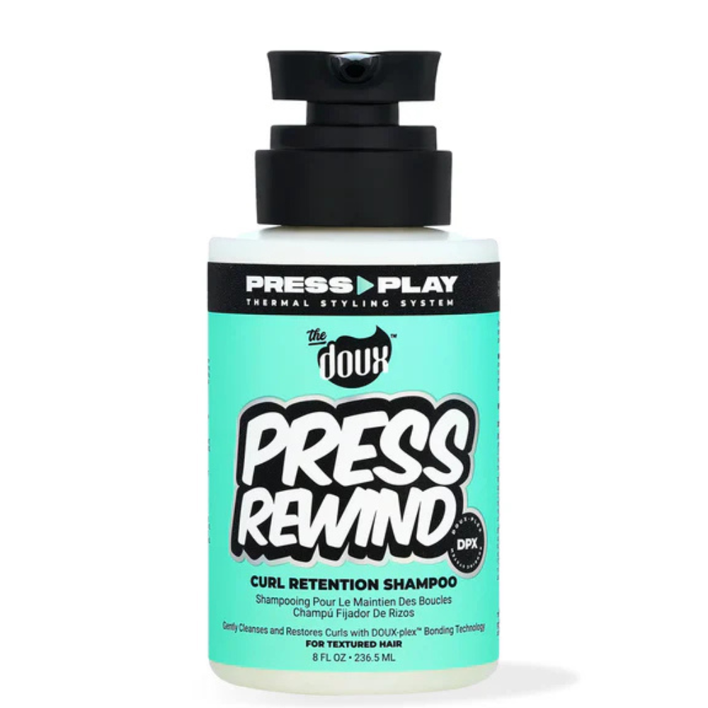 The Doux Press Play Rewind Curl Reversion Shampoo 236ml-Gentle Shampoo-Aladin Beauty
