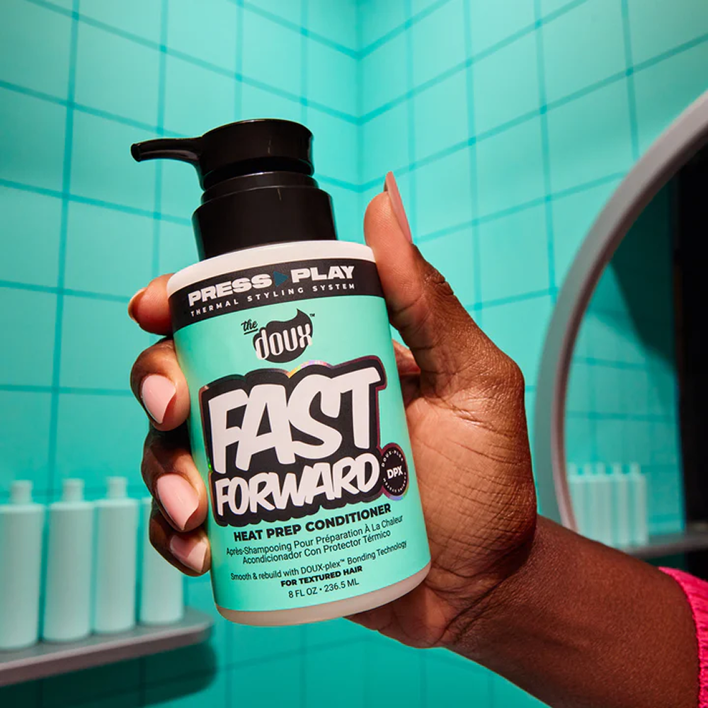 The Doux Press Play Fast Forward Heat Prep Conditioner 236ml