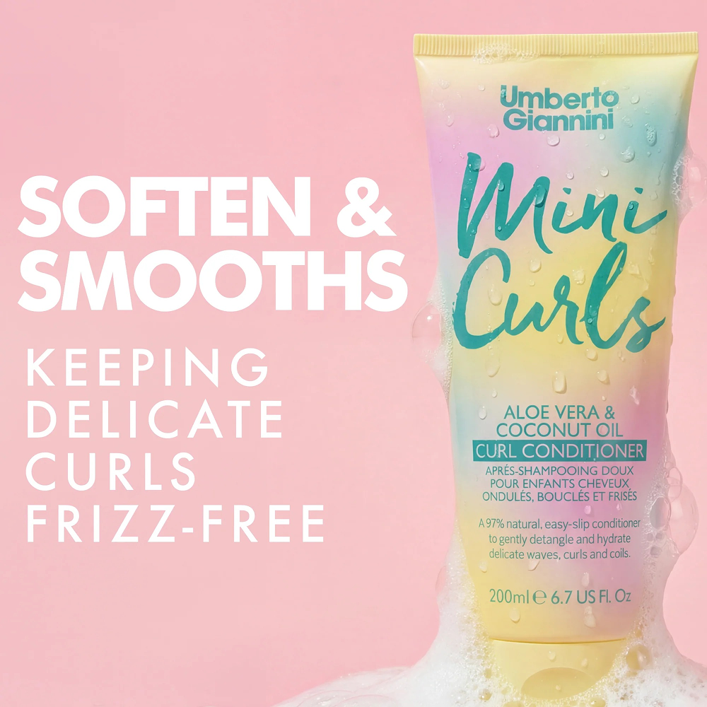 Umberto Giannini Mini Curls Conditioner 200ml-Moisturizing Conditioner-Aladin Beauty