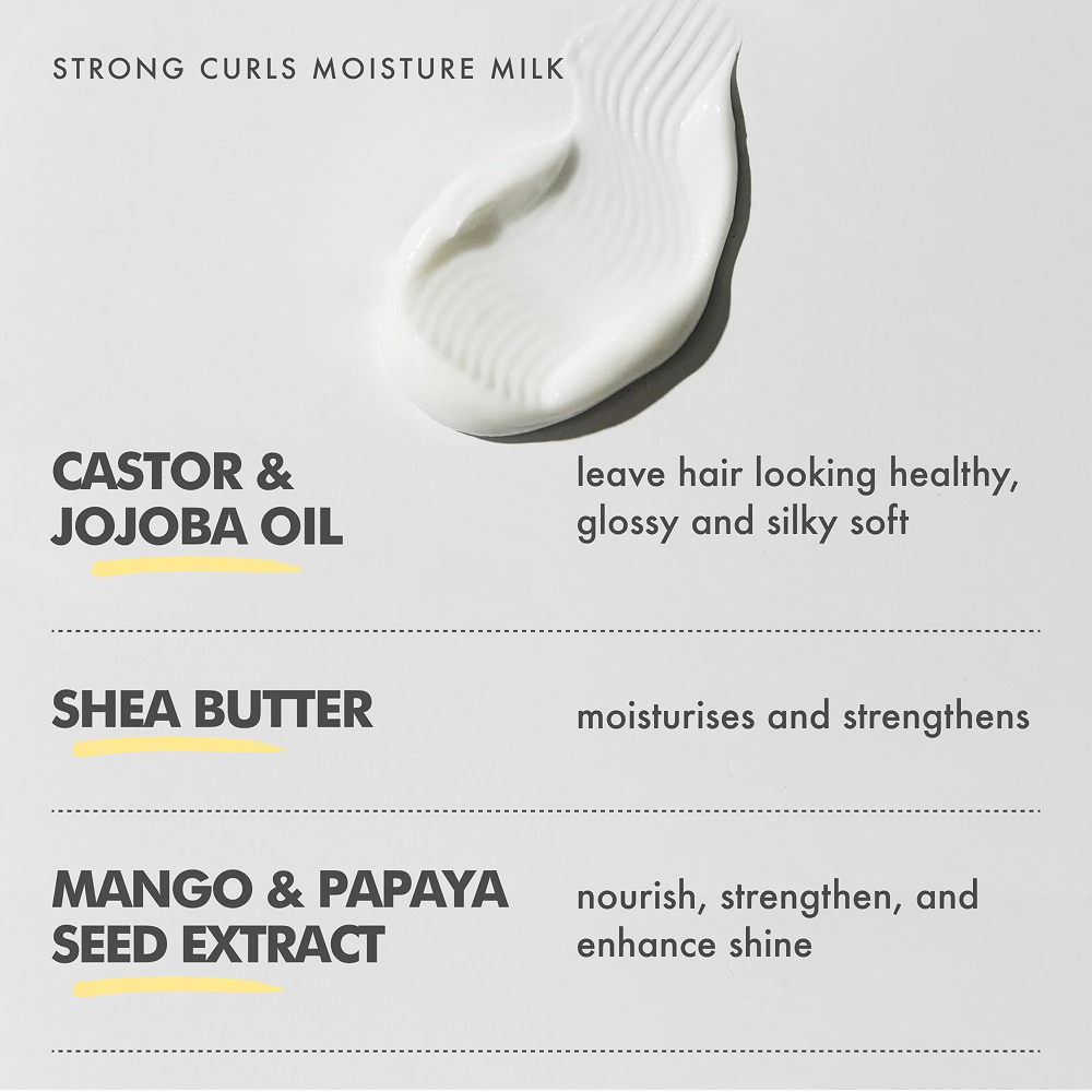 Umberto Giannini Strong Curls Moisture Milk Rosemary Oil Leave-In Conditioner 250ml
