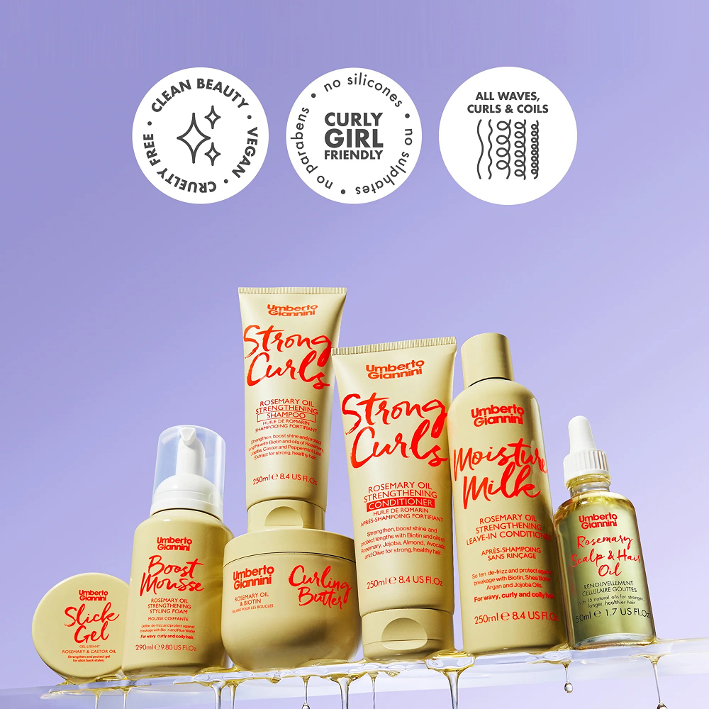 Umberto Giannini Strong Curls Rosemary Oil & Biotin Curling Butter