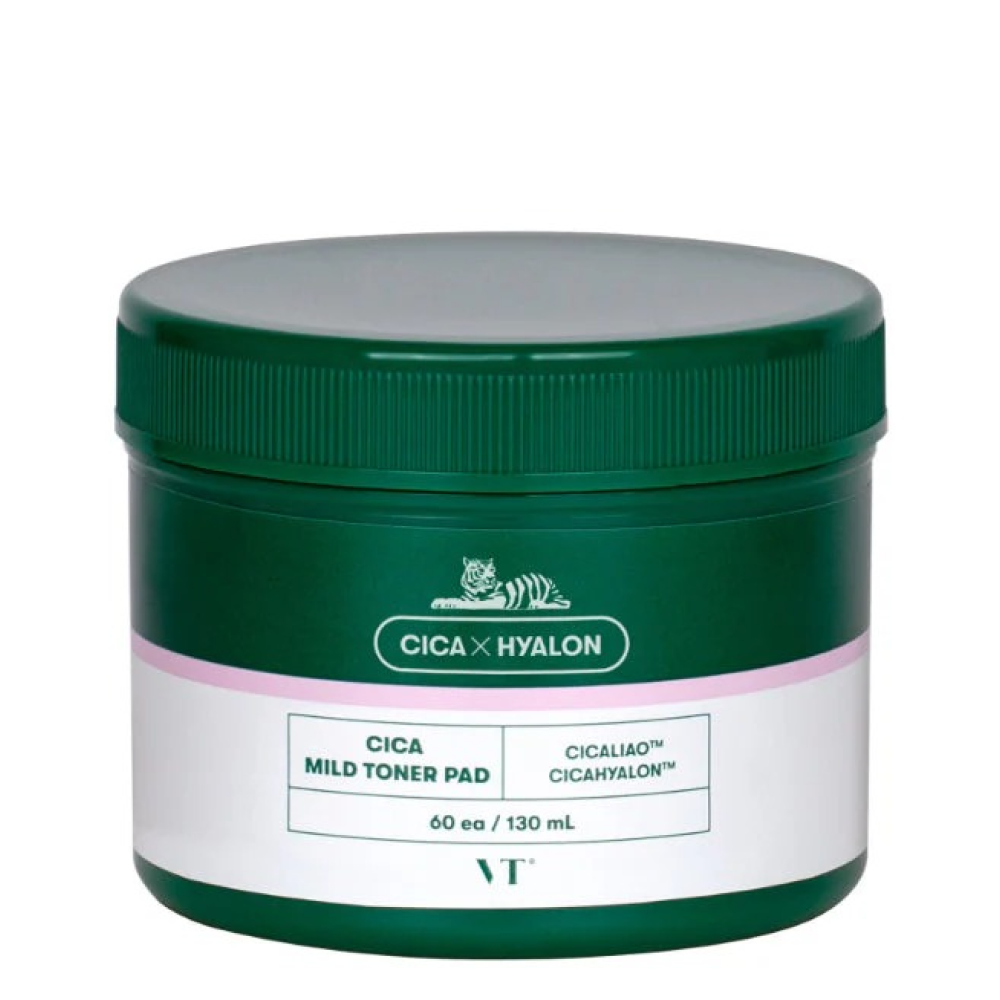 Vt Cosmetics Cica Mild Toner Pad 60pcs