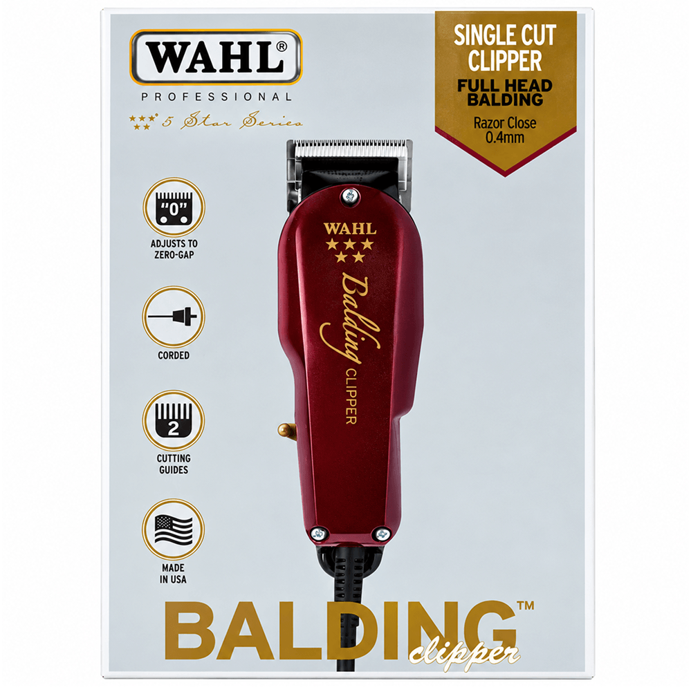 Wahl 5 Star Balding Hair Clipper – Red