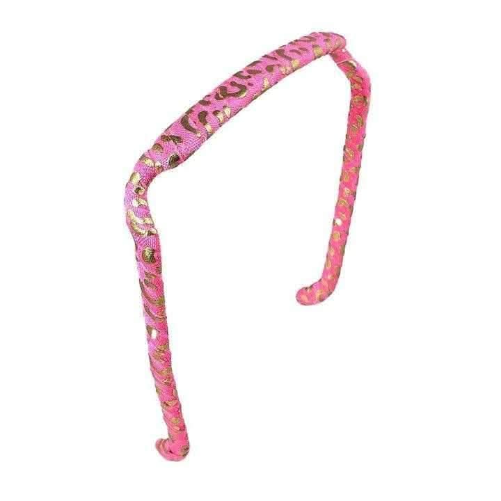 Zazzy Bandz Pink and Gold Cheetah Wrapped - Aladin Beauty
