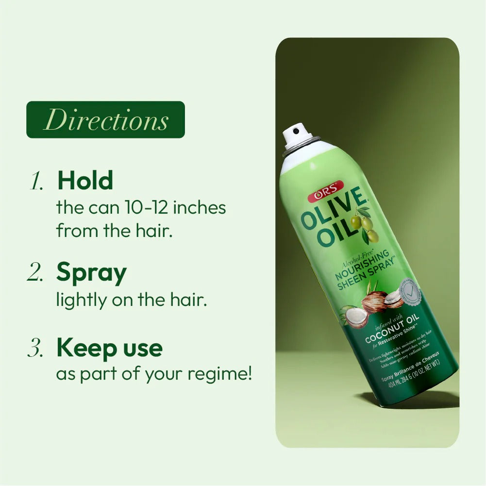 Ors Olive Oil Sheen Spray Coconut 10oz-All-Aladin Beauty