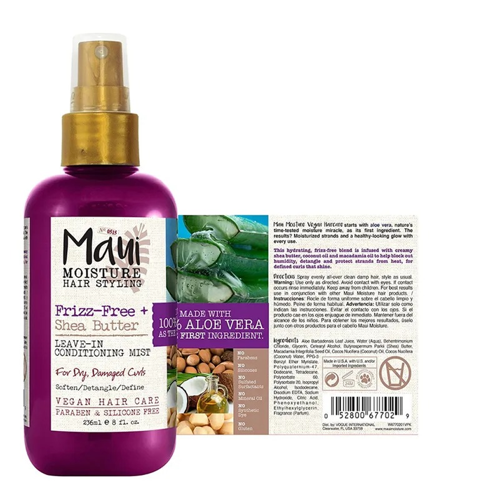 Maui Moisture Shea Butter Leave in Mist 8oz-All-Aladin Beauty