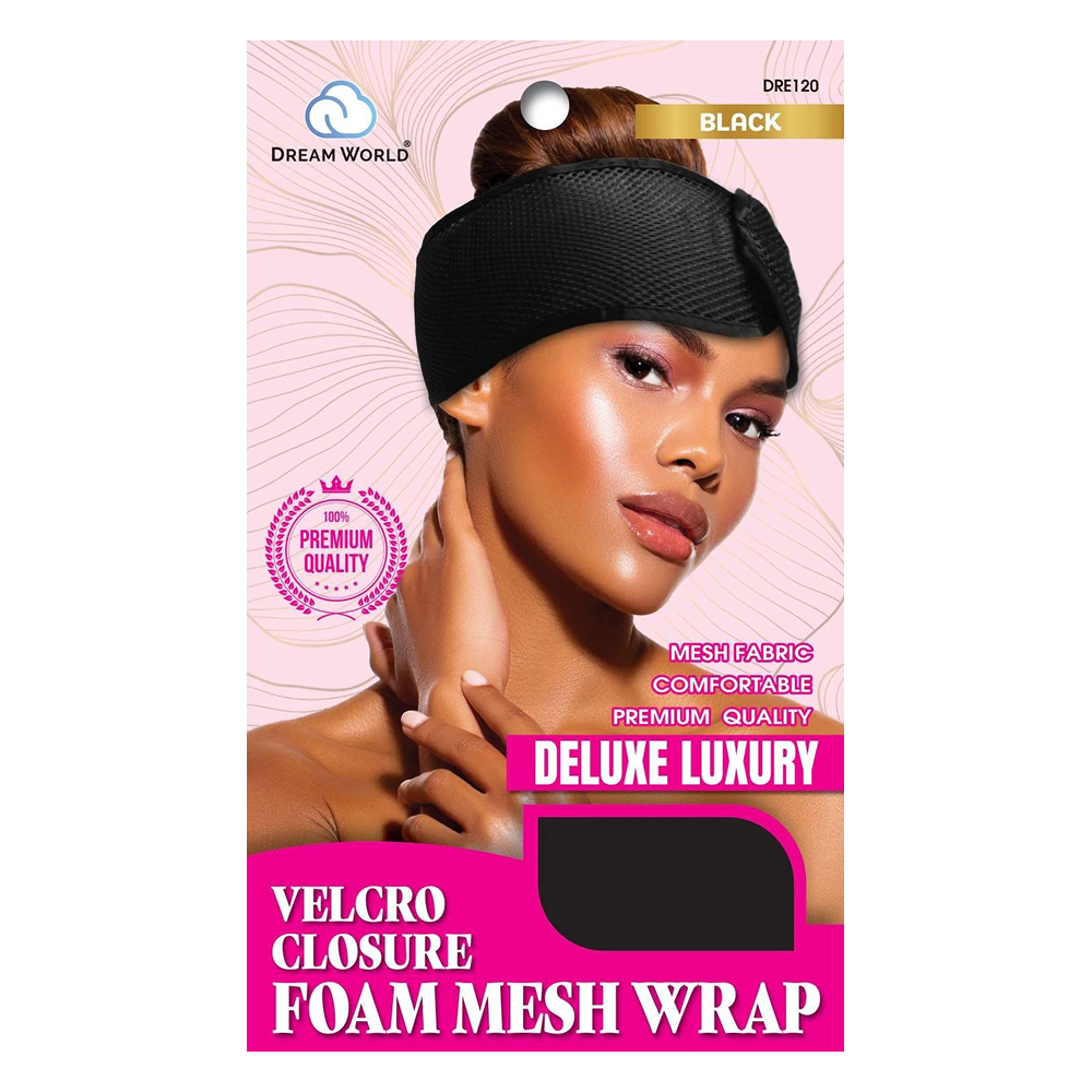 Dream World W-Mesh Wrap Foam Velcro Black-All-Aladin Beauty