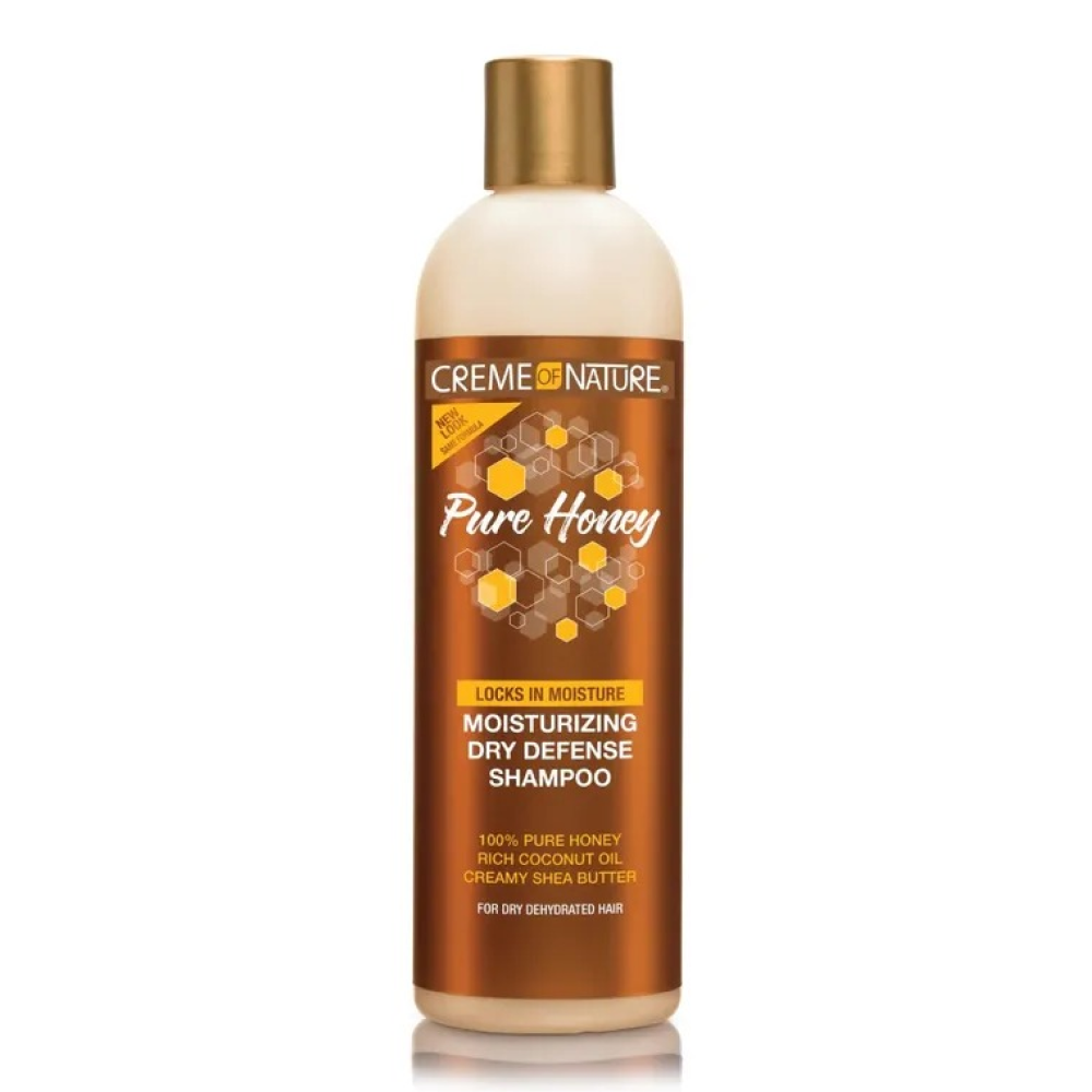 Creme of Nature Pure Honey Moisturizing Dry Defense Shampoo 12oz