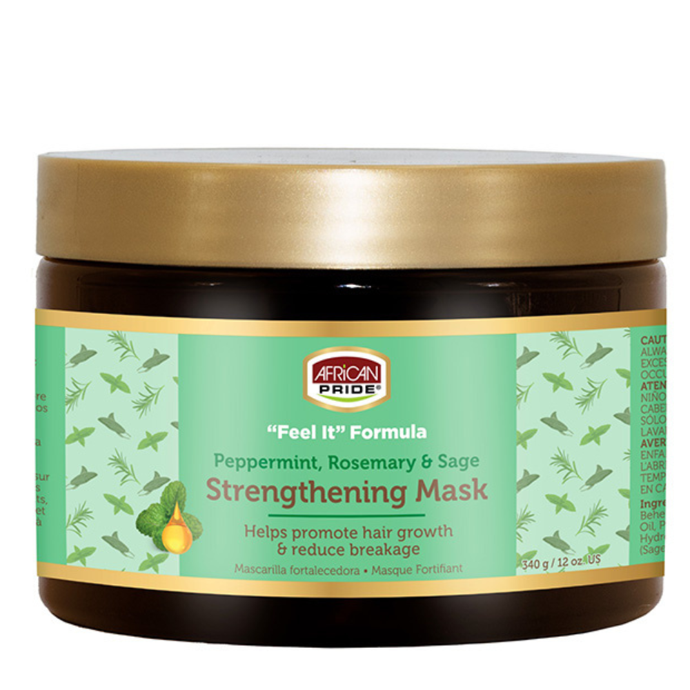 African Pride Peppermint & Rosemary Strengthening Mask 340g