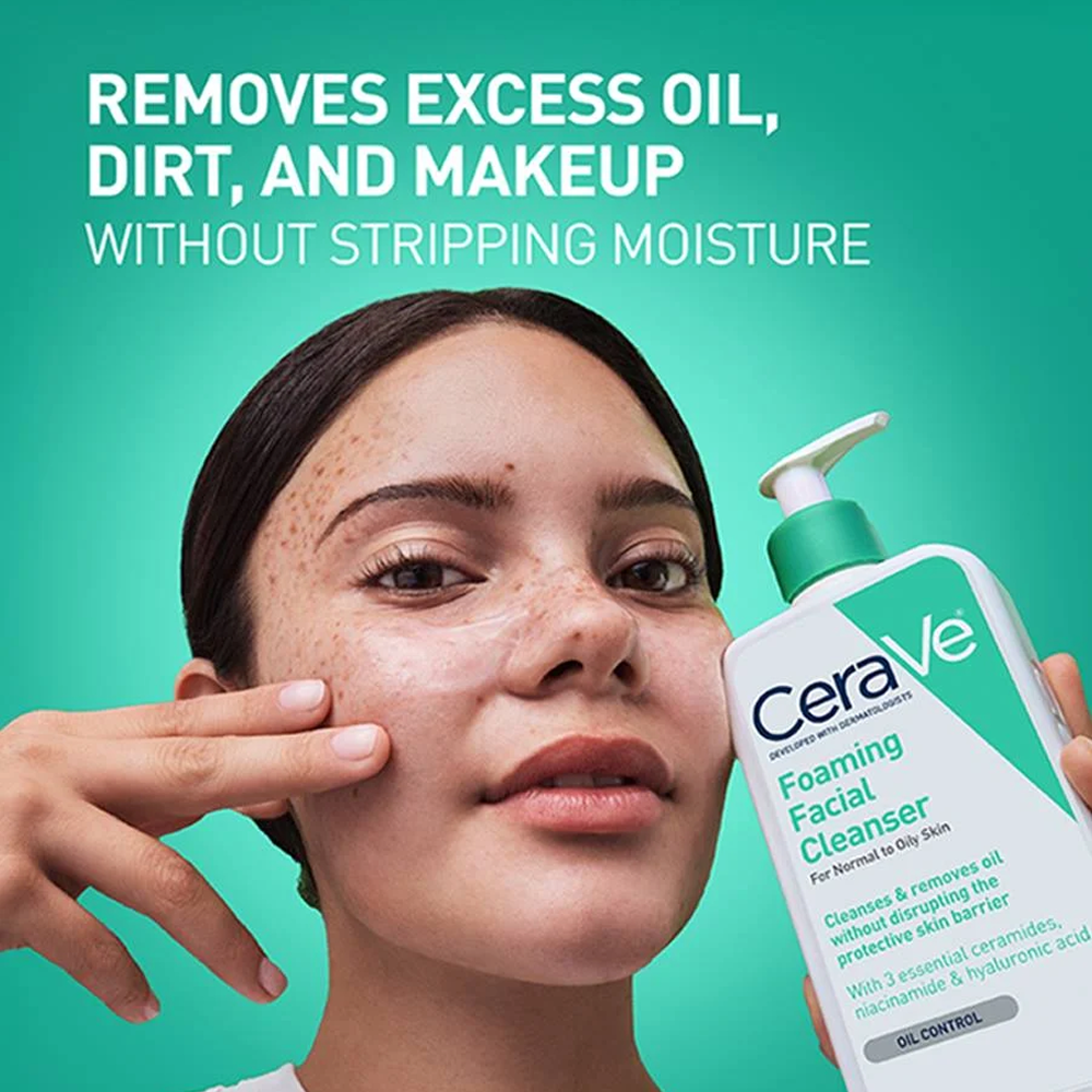 Cerave Foaming Cleanser For Normal To Oily Skin 473ml