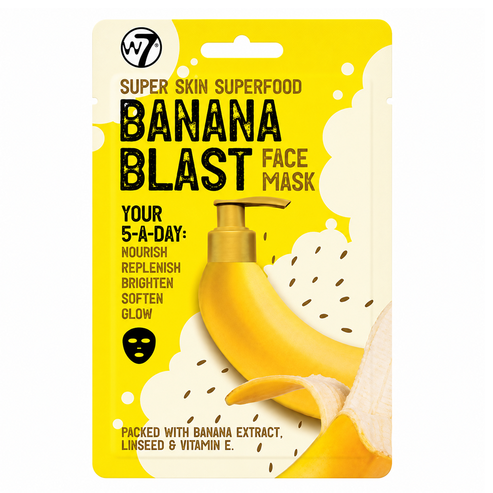W7 Banana Blast Face Mask-All-Aladin Beauty