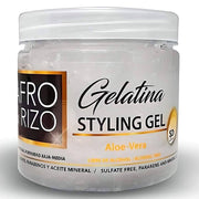Afro & Rizo Gelatina Con AloeVera 355ml - Aladin Beauty
