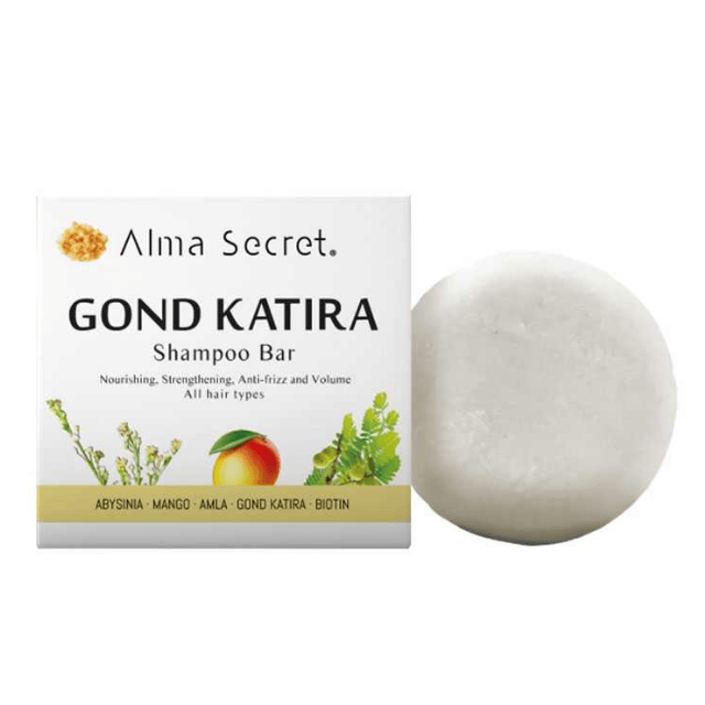 Alma Secret Gond Katira Shampoo Bar 85g - Aladin Beauty