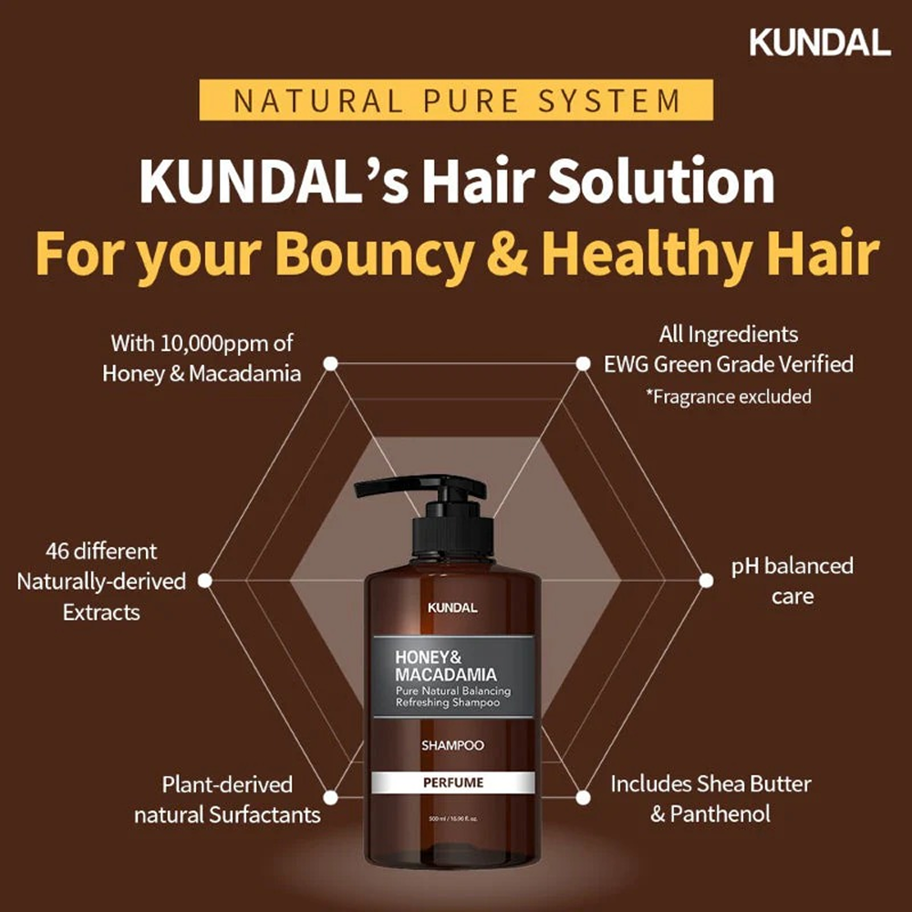 Kundal Honey & Macadamia Nature Shampoo 500ml