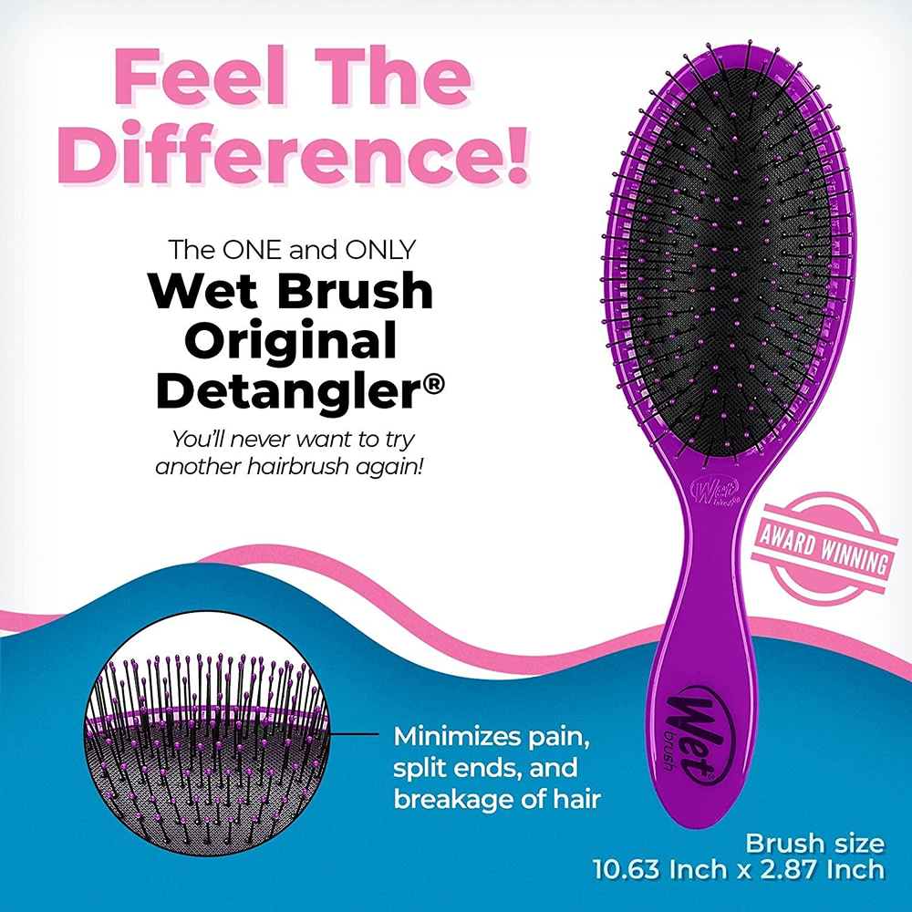 Wet Brush Original Detangler Purple-All-Aladin Beauty