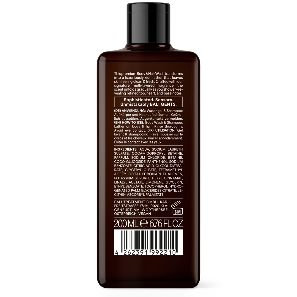 Bali Curls Gents Bodywash Tonka Oud 77 200ml