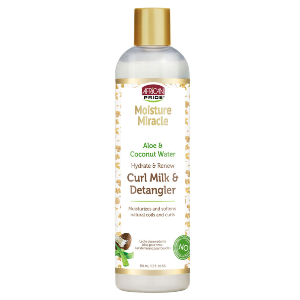 African Pride Moisture Miracle Curl Milk & Detangler 354ml