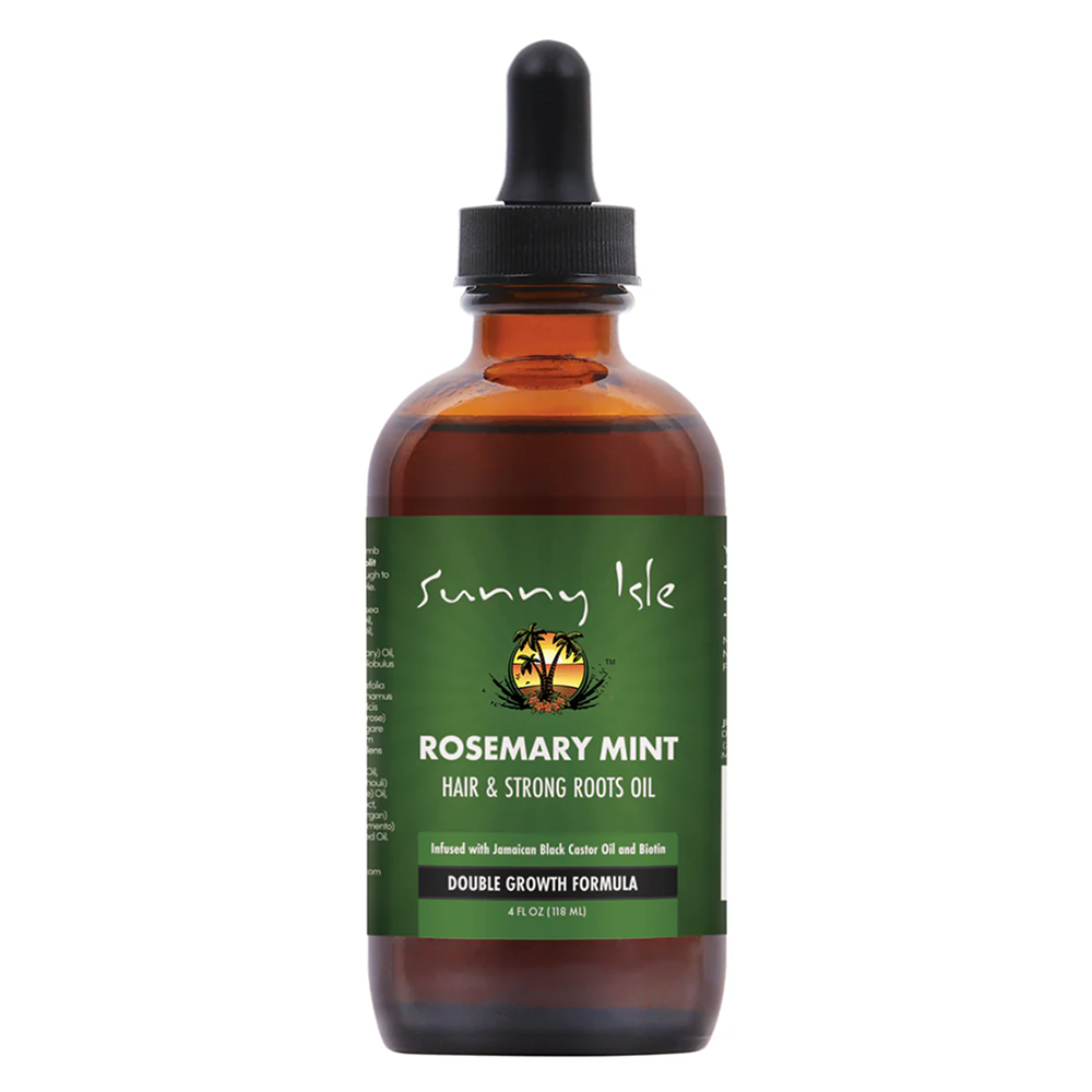 Sunny Isle Rosemary Mint & Strong Roots Oil 4oz-All-Aladin Beauty