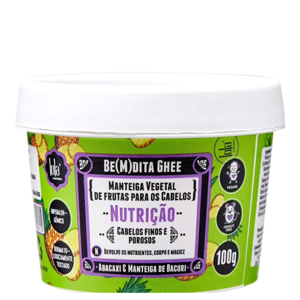 Lola Cosmetics Be(m)dita Ghee - Pineapple and Bacuri Nourishing Mask-All-Aladin Beauty