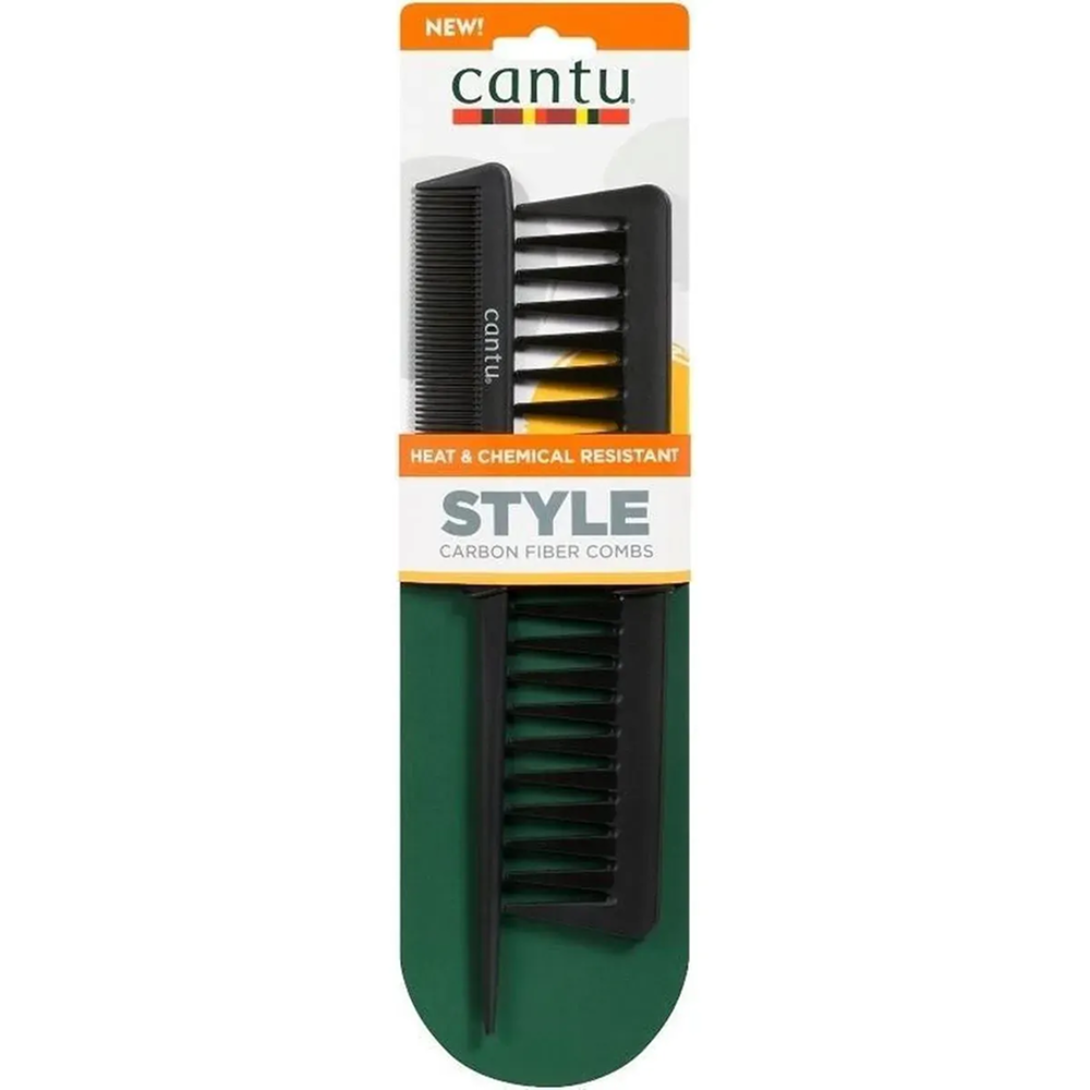 Cantu Accessories Heat Carbon Fiber Combs #07894-All-Aladin Beauty