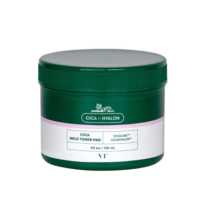 Vt Cosmetics Cica Mild Toner Pad 60pcs