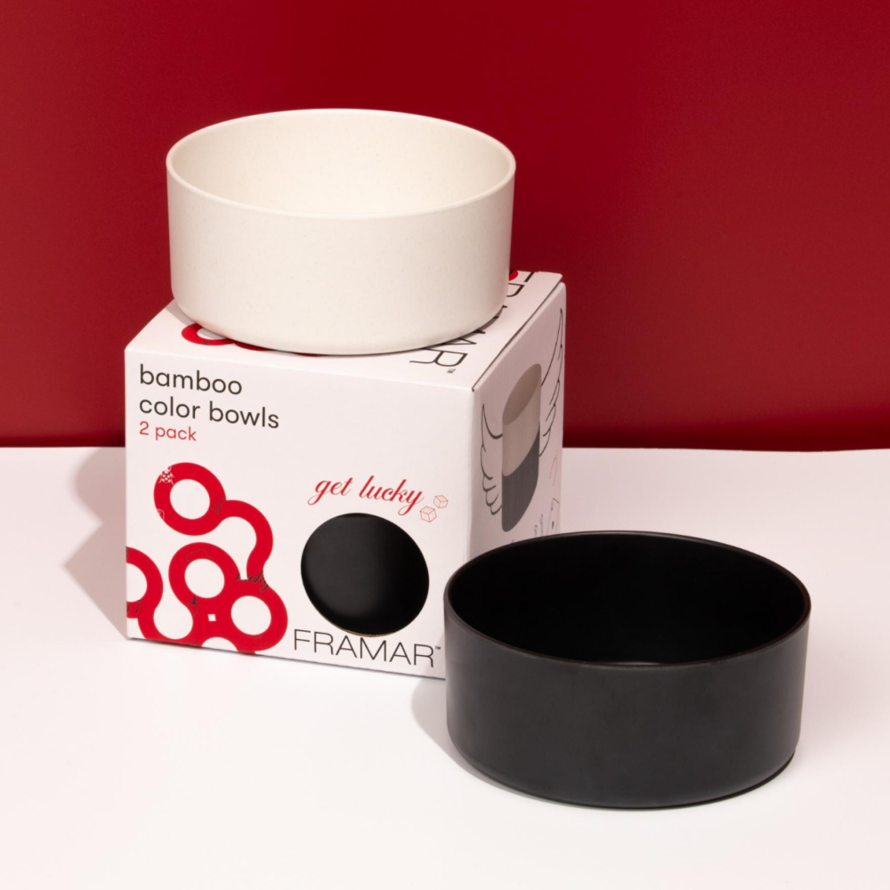 Framar Get Lucky Bamboo Bowls 2 Pack