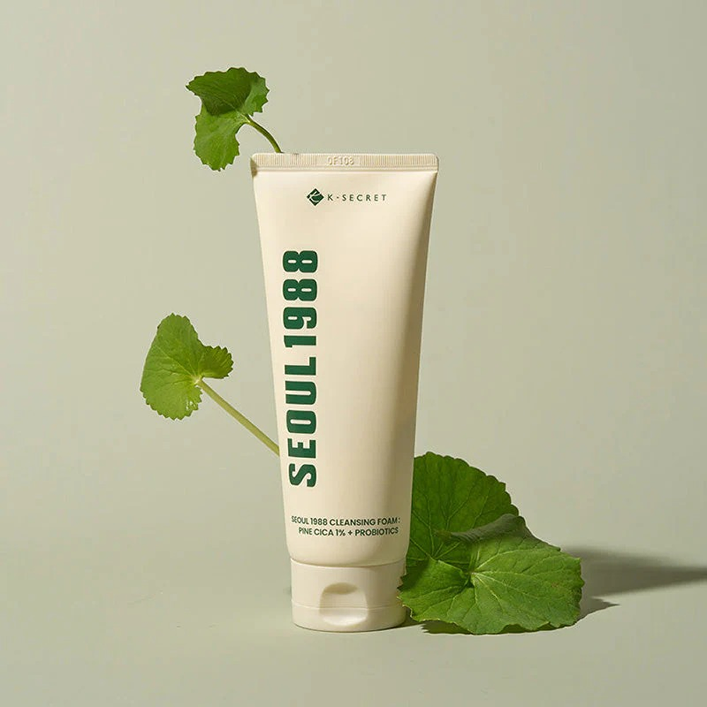 K-Secret Soeul 1988 Cleansing Foam Pine Cica 1% + Probiotics 150ml-Gel Cleanser-Aladin Beauty