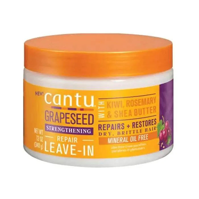 Cantu Grapseed Strengtheninh Leave-In Conditioning Repair Cream 340g - Aladin Beauty