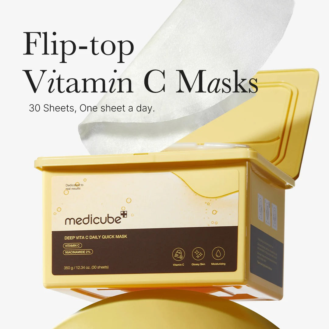 Medicube Deep Vita C Daily Quick Mask 30 Pieces